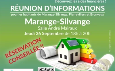 Réunion d’informations pour les habitants de Marange-Silvange, Pierrevillers et Bronvaux